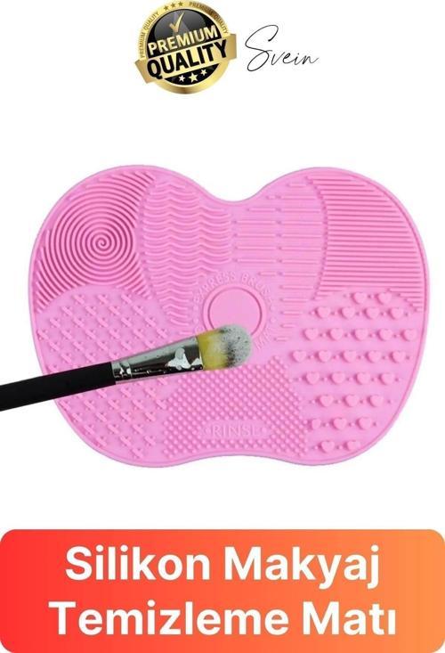 Pratik Yeni Silikon Fırça Temizleyici Kozmetik Makyaj Yıkama Jel Mat Ped Temizleme Bakım Taşınabilir