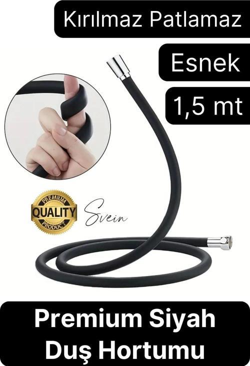 Özel Üretim 1,5 Metre 360 Derece Dönebilen Kıvrılmayan Esnek Yumuşak Silikon Patlamaz Duş Hortumları