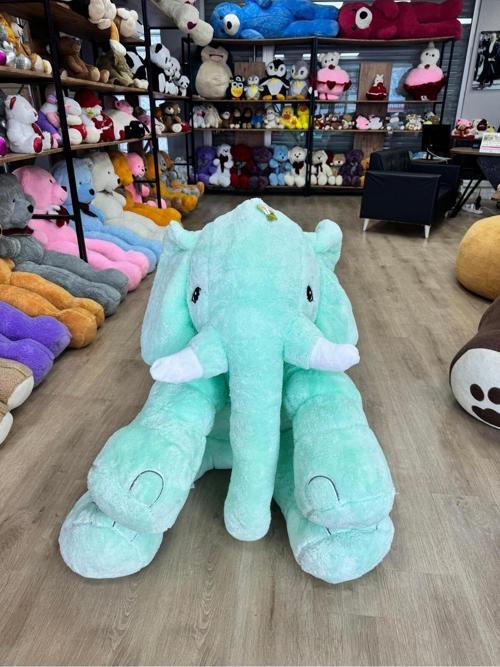 Dev Boyutlu 150 Cm Yumuşak Peluş Fil Oyuncak - Büyük Ve Sevimli Hediye