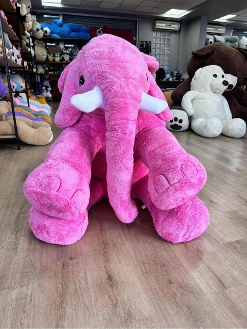 Dev Boyutlu 150 Cm Yumuşak Peluş Fil Oyuncak - Büyük Ve Sevimli Hediye