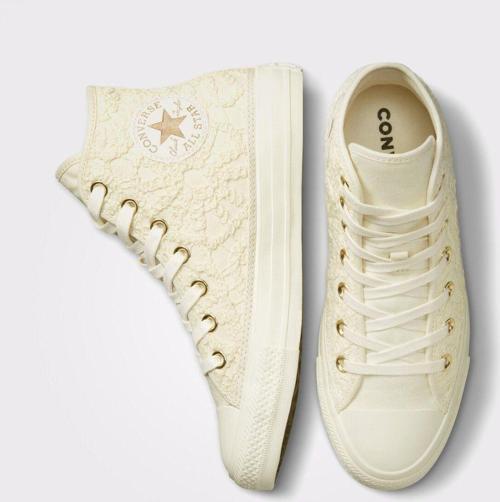 Chuck Taylor All Star Kadın Krem Sneaker