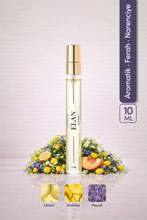 Élan Edp Erkek Seyahat Boy Parfüm 10Ml | Aromatik-Fresh-Füjer | Limon, Sedir, Paçuli, Misk