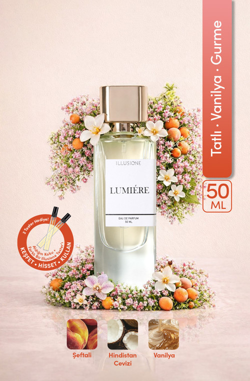 Lumiére Edp Kadın Parfüm 50Ml | Şekerli-Vanilya-Gurme | Narenciye, Müge, Orkide, Misk