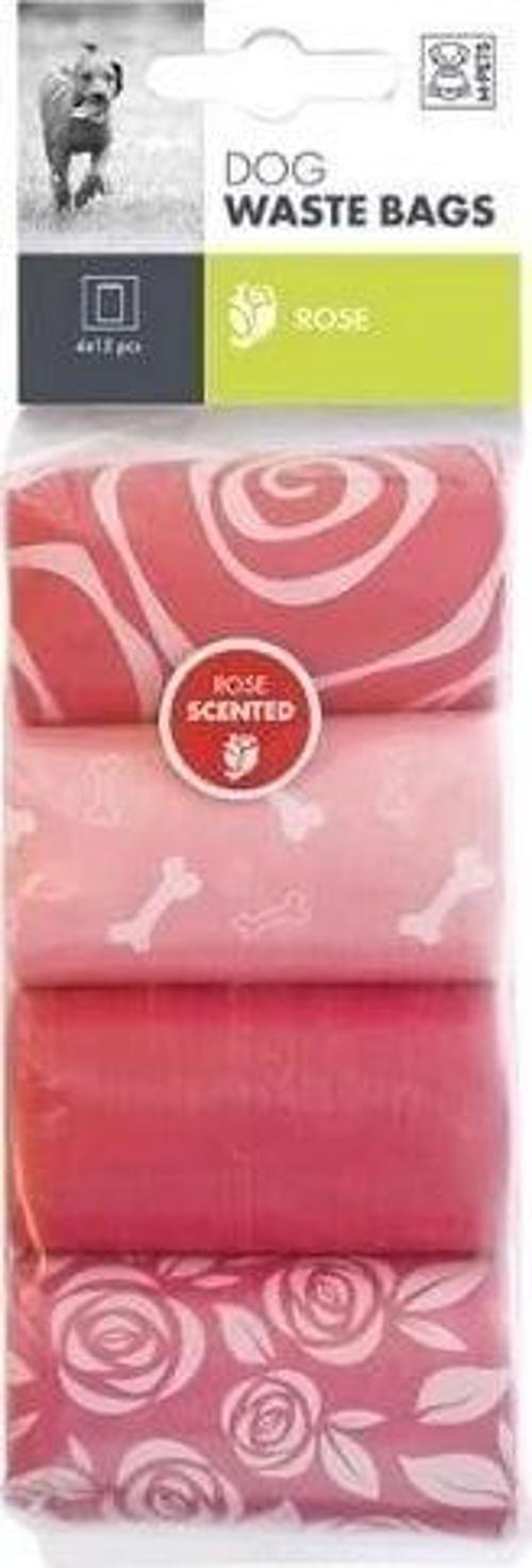 Waste Bag Gül Kokulu Köpek Dışkı Toplama Poşeti 8x15 Adet
