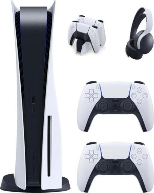 Playstation 5 Standart Edition+2.Dualsense+Pulse 3D Kulaklık+Şarj İstasyonu (İthalatçı Garantili)