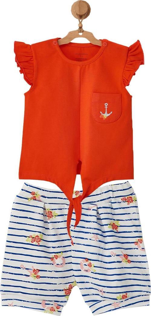 Kız Bebek Deniz Temalı Alt Üst Takım AC22553