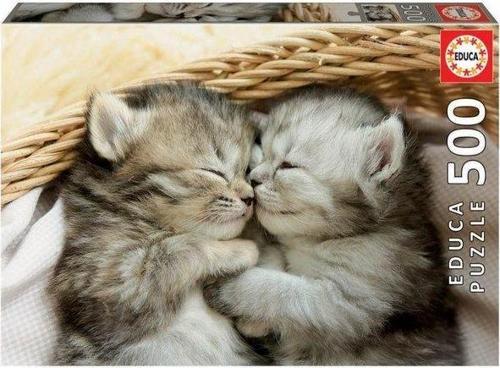 Puzzle 500 Parça Tatlı Yavru Kedi