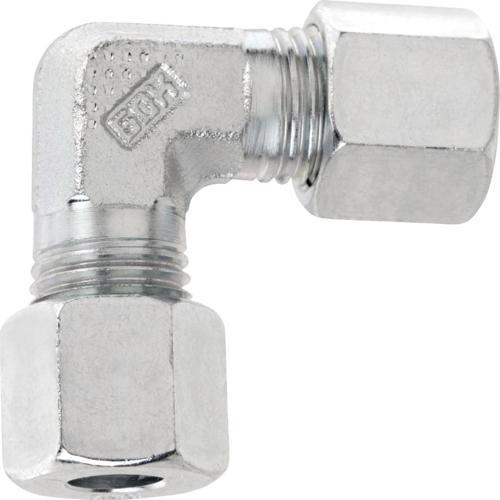 90 Derece 10/10 mm Açılı Bakır/Çelik Gaz Konnektörü