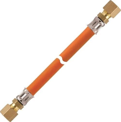 CF8(RVS8)-CF8(RVS8) 80cm Bakır Boru Bağlantılı 10 Bar Tekne Gaz Hortumu