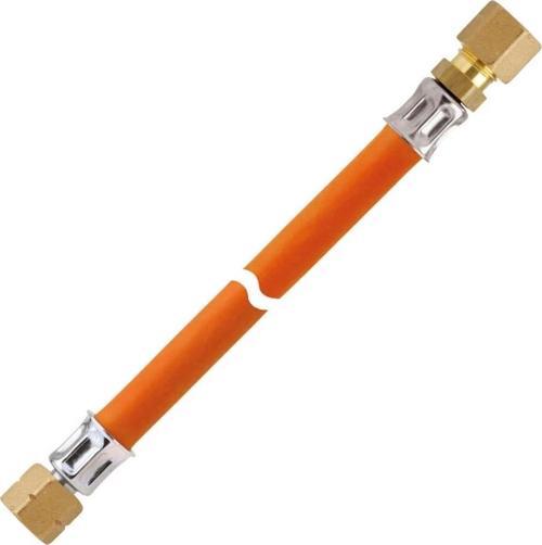 G14-CF8(RVS8) 100cm Bakır Boru Bağlantılı 10 Bar Tekne Gaz Hortumu