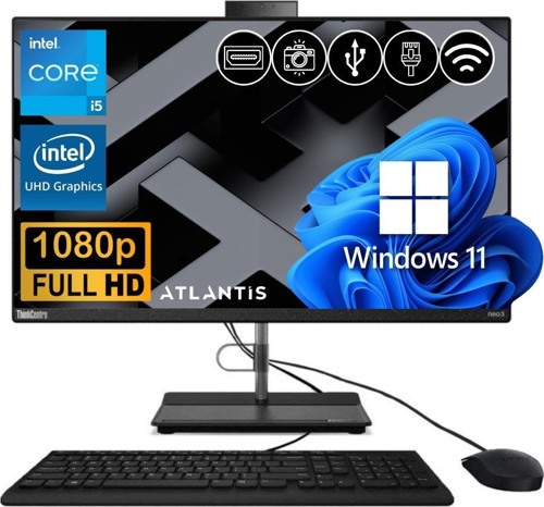 ThinkCentre Neo 30A i5-12450H 32GB 1TB M.2 SSD 12B3008ETRATL34 21.5" W11Pro All In One Bilgisayar