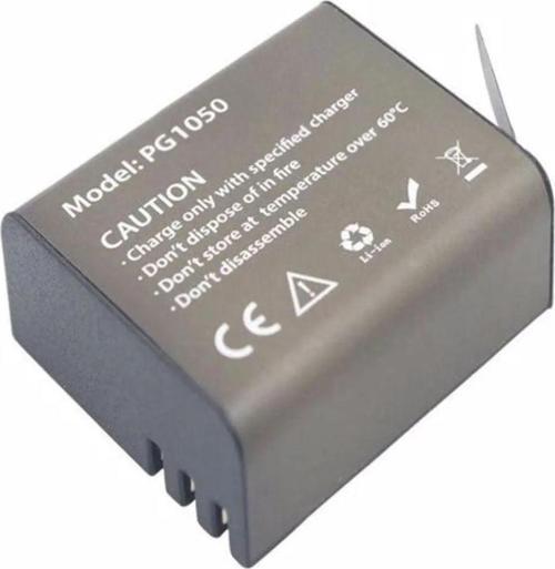 Eken H9r H9 W9 Yedek Batarya Pg1050 1050 Mah 3.885wh Pil