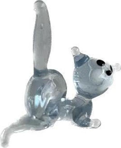 El Yapımı Mini Murano Cam Kedi Biblo A110-06