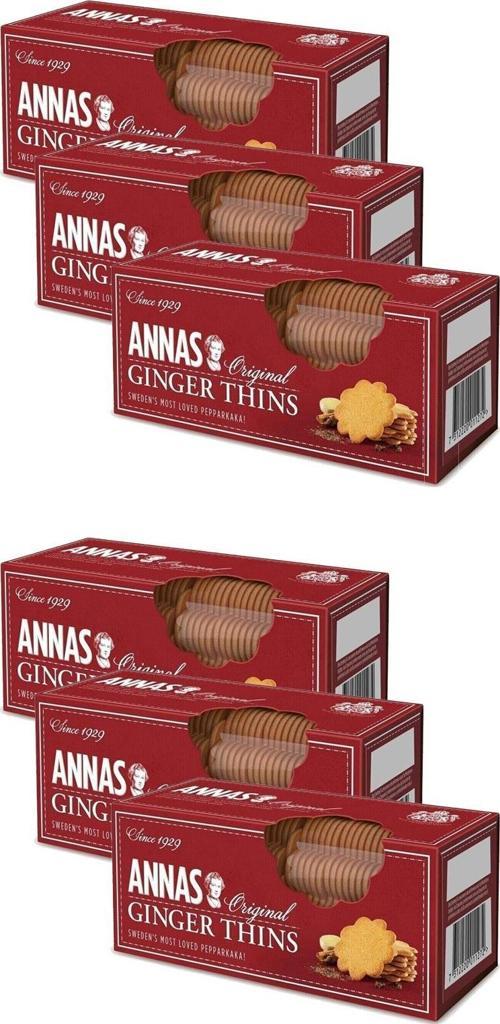 GINGER THINS 150GR. X 6 ADET