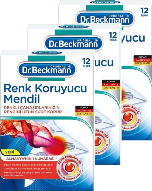 DR BECKMANN RENK KORUYUCU MENDİL 12Lİ X 3 ADET