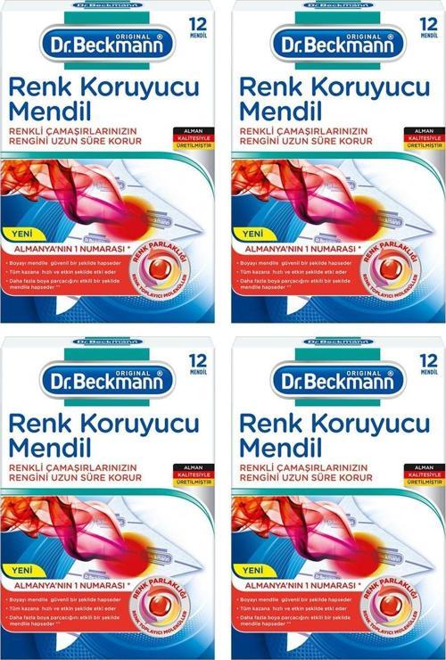 DR BECKMANN RENK KORUYUCU MENDİL 12Lİ X 4 ADET