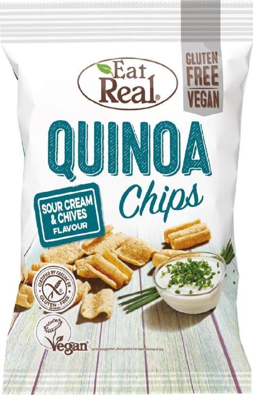 Ekşi Krema ve Frenk Soğan Aromalı Kinoa Cipsi 30 Gr.