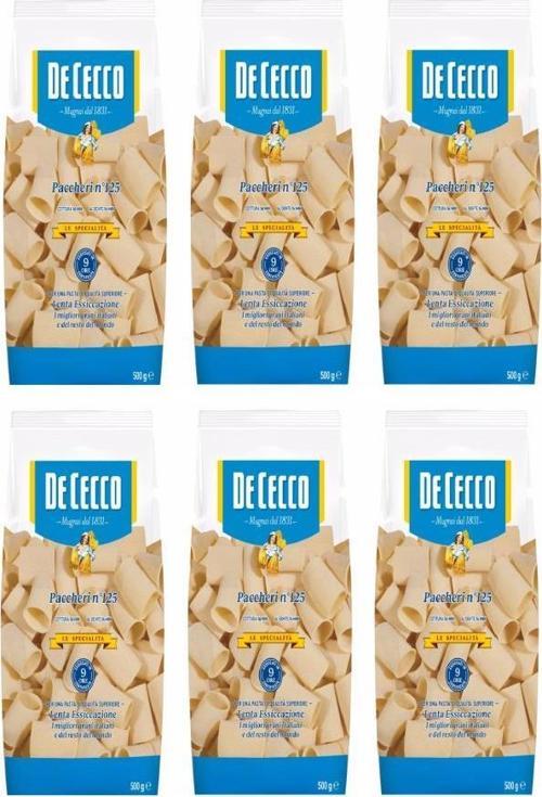 Paccheri Makarna 500 G x 6 Adet