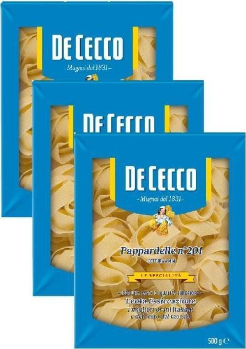 Pappardelle 500 Gr - De Cecco Geniş Erişte Makarna X 3 Adet