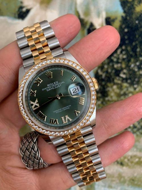 126283RBR Datejust Çelik Altın Pırlantalı Kol Saati
