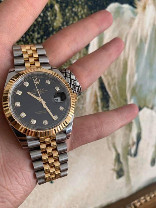 126333 Datejust Altın Çelik Pırlantalı Kol Saati