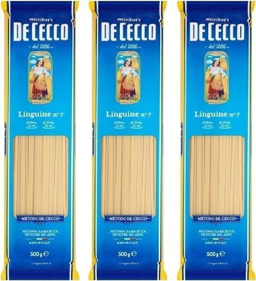 DECECCO LINGUINE / YASSI ÇUBUK MAKARNA 500G x 3 ADET