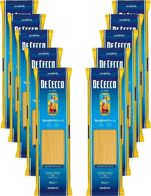 DECECCO SPAGETTI / ÇUBUK MAKARNA 500G x 12 ADET