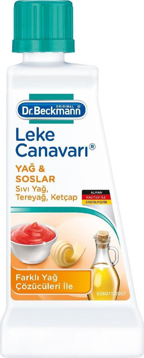 DR BECKMANN 50ML LEKE CANAVARI YAĞ VE SOSLAR