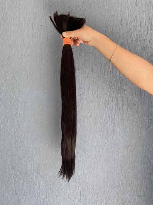 Sentetik - Gerçek Karşım İnsan Saçı 60cm 190 Gram 