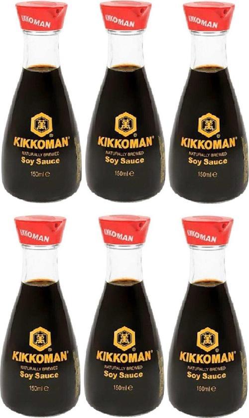 KIKKOMAN DİSPENSER SOYA SOSU 150 ML X 6 ADET