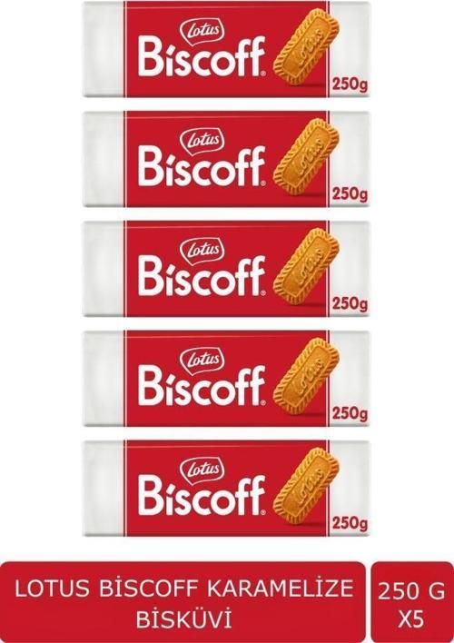 Biscoff Karamelize Bisküvi 250 Gr - 5'li Paket