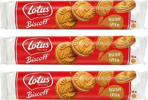 BISCOFF SANDWICH BISCOFF CREAM SÜRÜLEBİLİR KREMALI BİSKÜVİ -  150 GR X 3 ADET
