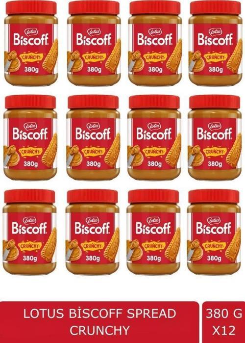 Biscoff Spread Crunchy 380 Gr x 12 adet