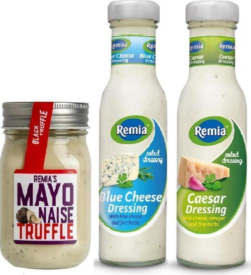 REMIA TRÜFLÜ MAYONEZ 220 ML +  BLUE CHEESE  ROKFORLU SOS 255 GR +  PARMESANLI SEZAR SOS 252 GR