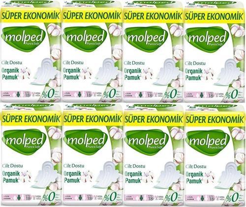 Pure-Soft Hijyenik Ped Süper Ekonomik Uzun 18 Li 12 Adet