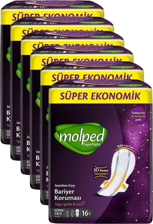 Super Night Süper Gece Avantaj Paketi 16'Lı 6 Adet