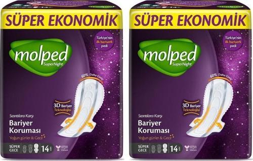 Supernight Yoğun Günler & Gece (Süper Gece) 14'Lü X 2 Paket
