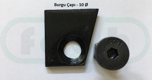 - Toprak Burgu Bıçağı 10 CM Ø MTL51