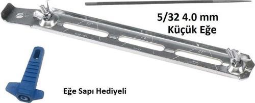 Tecomec Zincir Bileme Eğeleme Aparatı+ İnce Eğe 5/32 4.0 mm