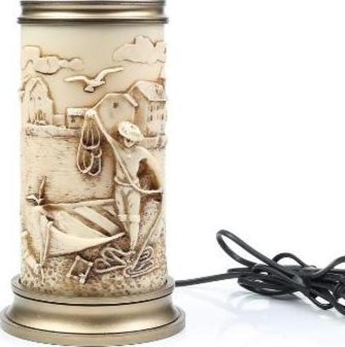 Bronz Gemici Abajur 25cm