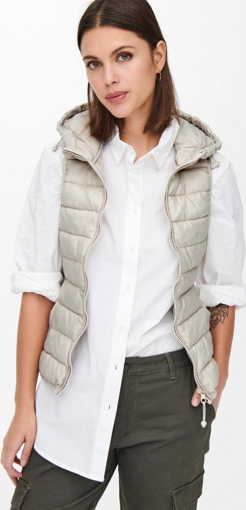 Onlnewtahoe Quilted Hoodwaistcoat Cc Otw Kadın Yelek