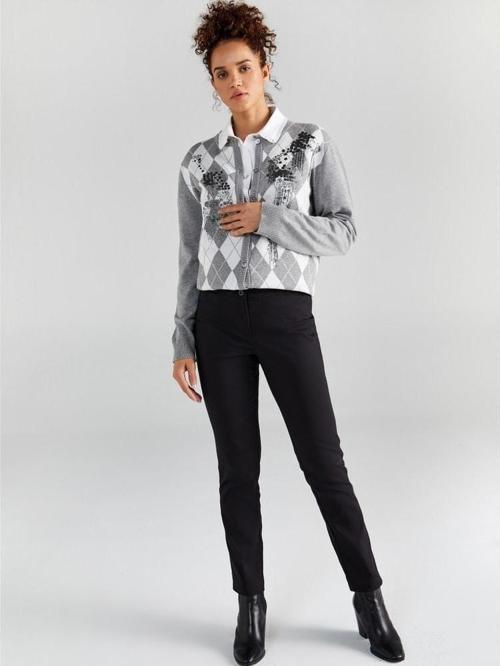 Kadın Slim Fit Klasik Pantolon