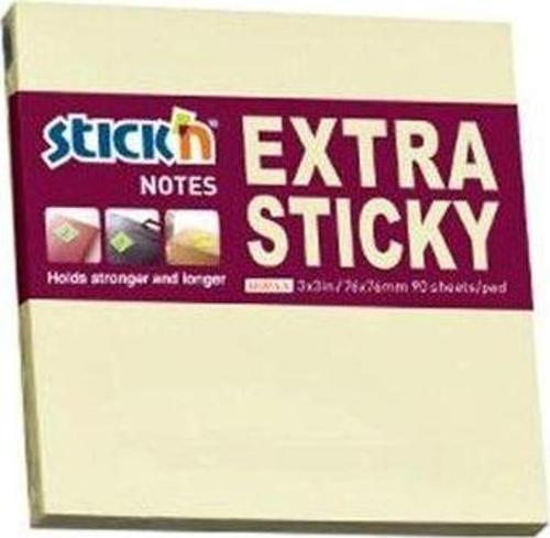 NotKğt.Stickn 76X76 Ext.Yapışknlı  Pastel Sarı 90Yp