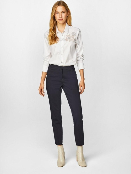 Kadın Slim Fit Klasik Pantolon