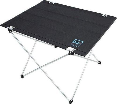 Katlanabilir Kumaş Kamp ve Piknik Masası Siyah Geniş Model 73 x 55 x 48 cm