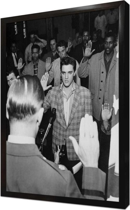 Elvis Presley Çerçeveli Mdf Tablo