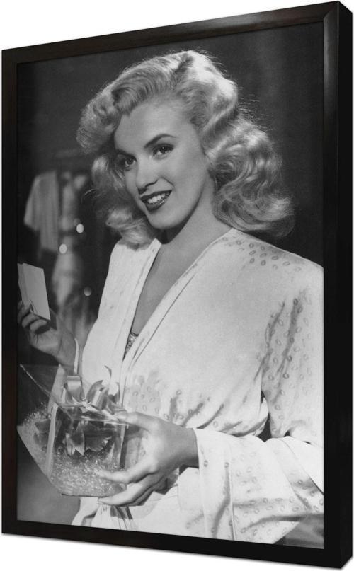 Marilyn Monroe Doğum Gününden Çerçeveli Mdf Tablo