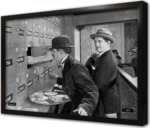 Charlie Chaplin Çerçeveli Mdf Tablo