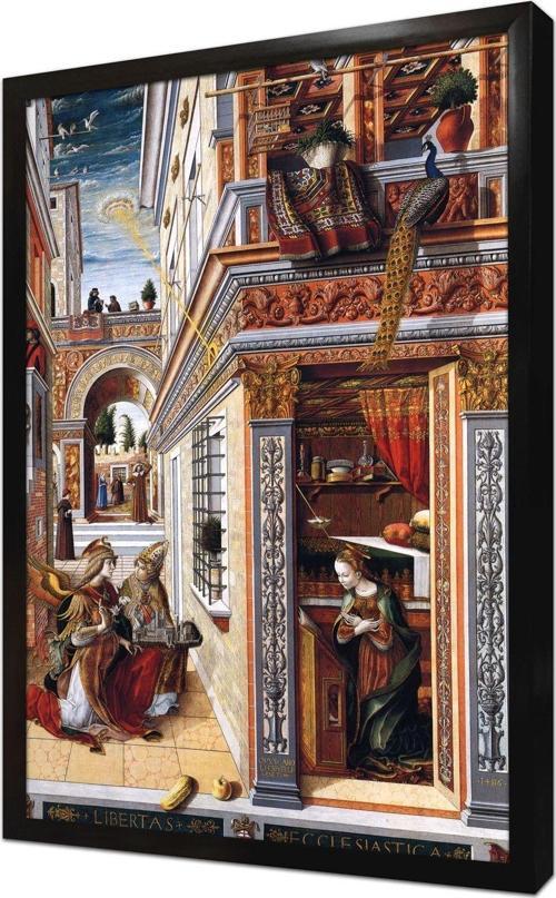 Saint Emidius Çerçeveli Mdf Tablo