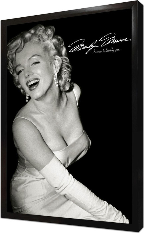 Marilyn Monroe Çerçeveli Mdf Tablo